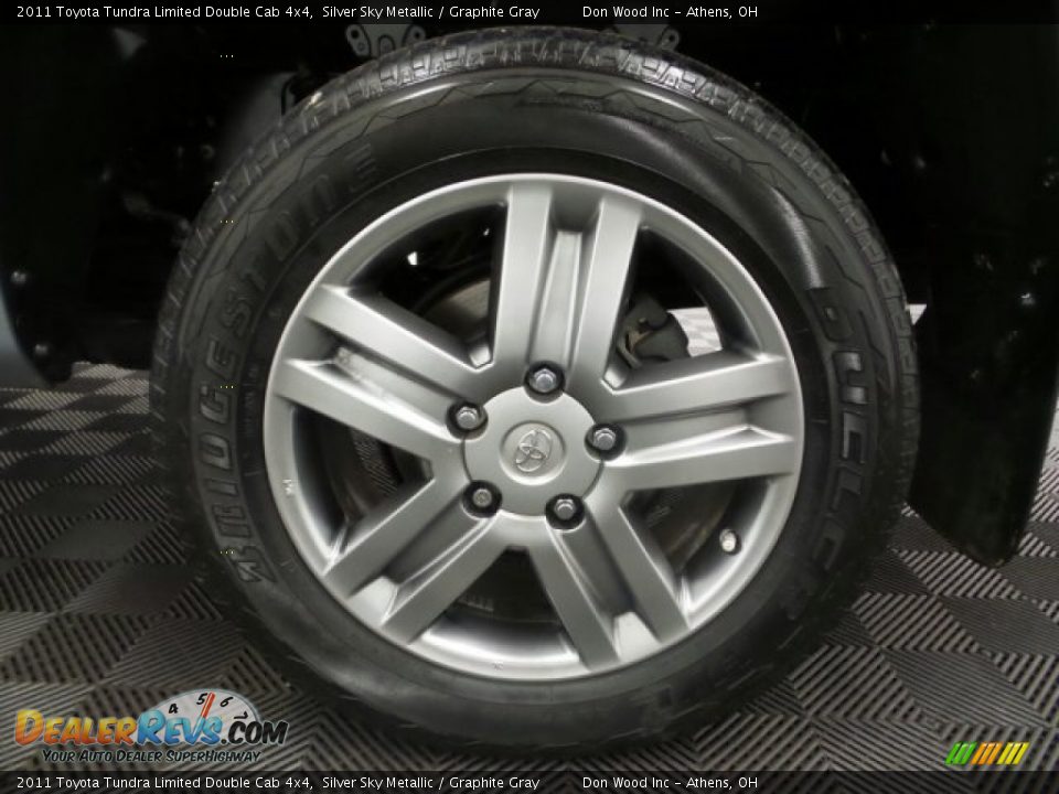 2011 Toyota Tundra Limited Double Cab 4x4 Silver Sky Metallic / Graphite Gray Photo #20
