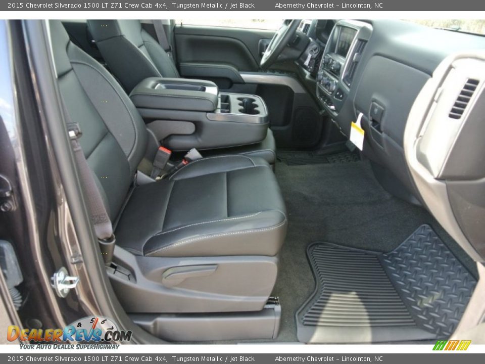 2015 Chevrolet Silverado 1500 LT Z71 Crew Cab 4x4 Tungsten Metallic / Jet Black Photo #17