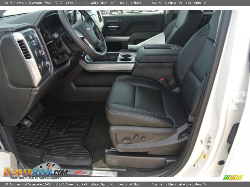 2015 Chevrolet Silverado 1500 LTZ Z71 Crew Cab 4x4 White Diamond Tricoat / Jet Black Photo #8