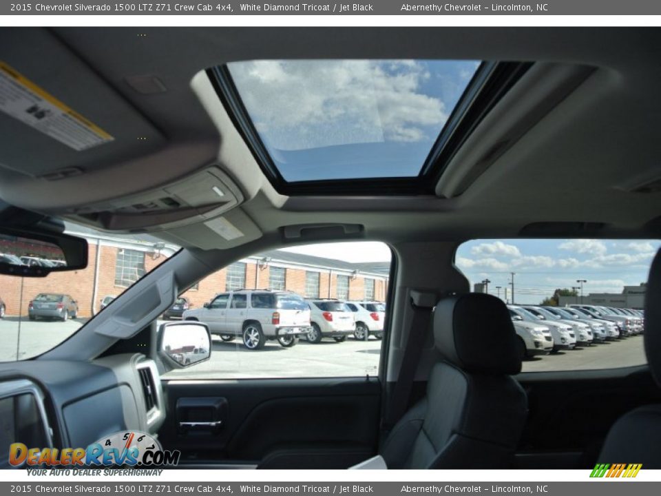 2015 Chevrolet Silverado 1500 LTZ Z71 Crew Cab 4x4 White Diamond Tricoat / Jet Black Photo #15