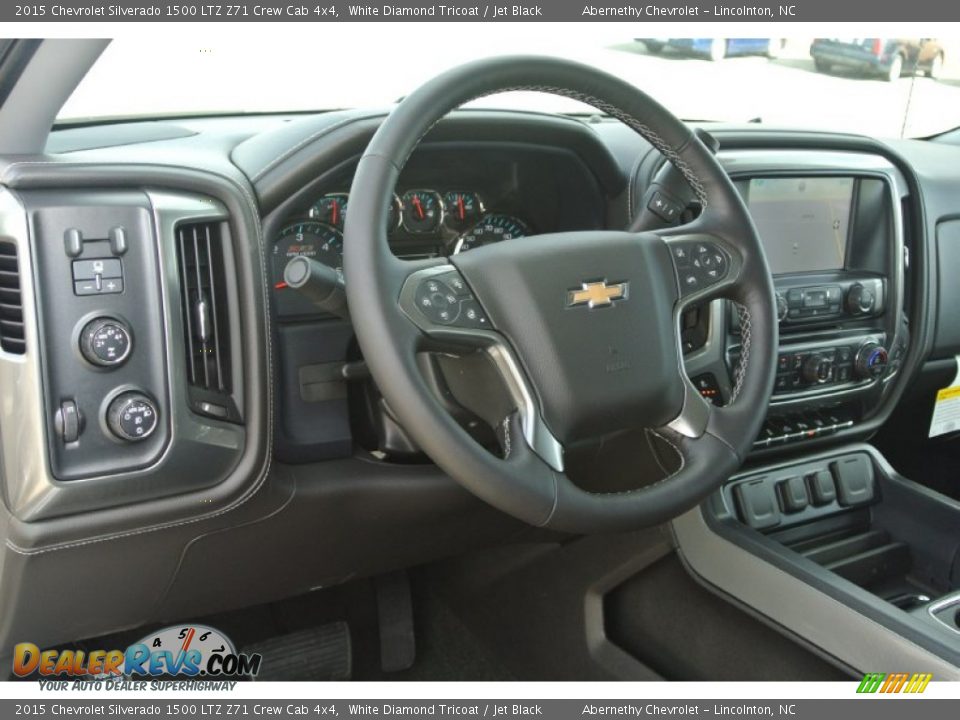 2015 Chevrolet Silverado 1500 LTZ Z71 Crew Cab 4x4 White Diamond Tricoat / Jet Black Photo #22