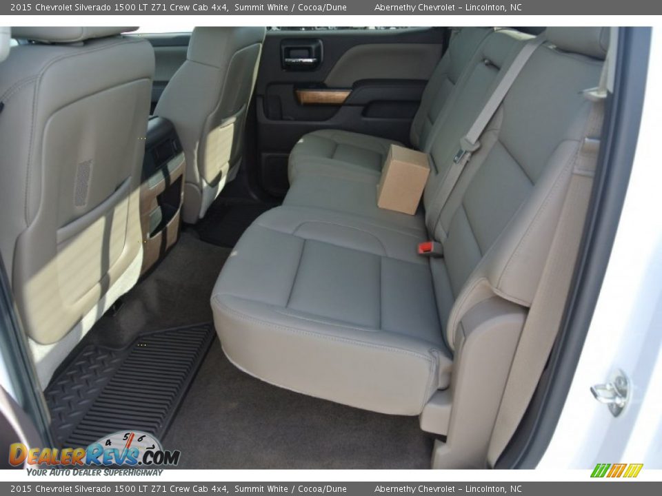 2015 Chevrolet Silverado 1500 LT Z71 Crew Cab 4x4 Summit White / Cocoa/Dune Photo #16