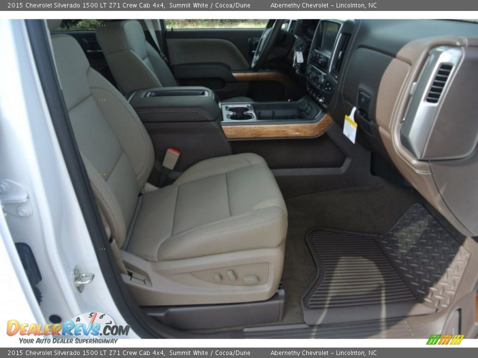 2015 Chevrolet Silverado 1500 LT Z71 Crew Cab 4x4 Summit White / Cocoa/Dune Photo #18