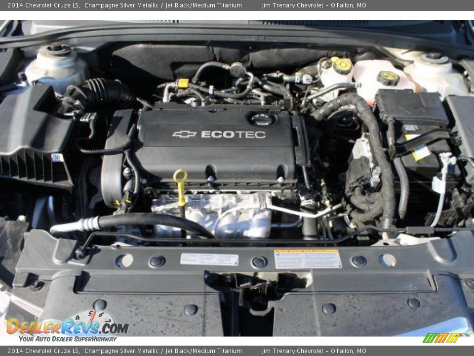 2014 Chevrolet Cruze LS Champagne Silver Metallic / Jet Black/Medium Titanium Photo #7
