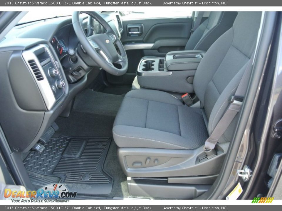 2015 Chevrolet Silverado 1500 LT Z71 Double Cab 4x4 Tungsten Metallic / Jet Black Photo #8