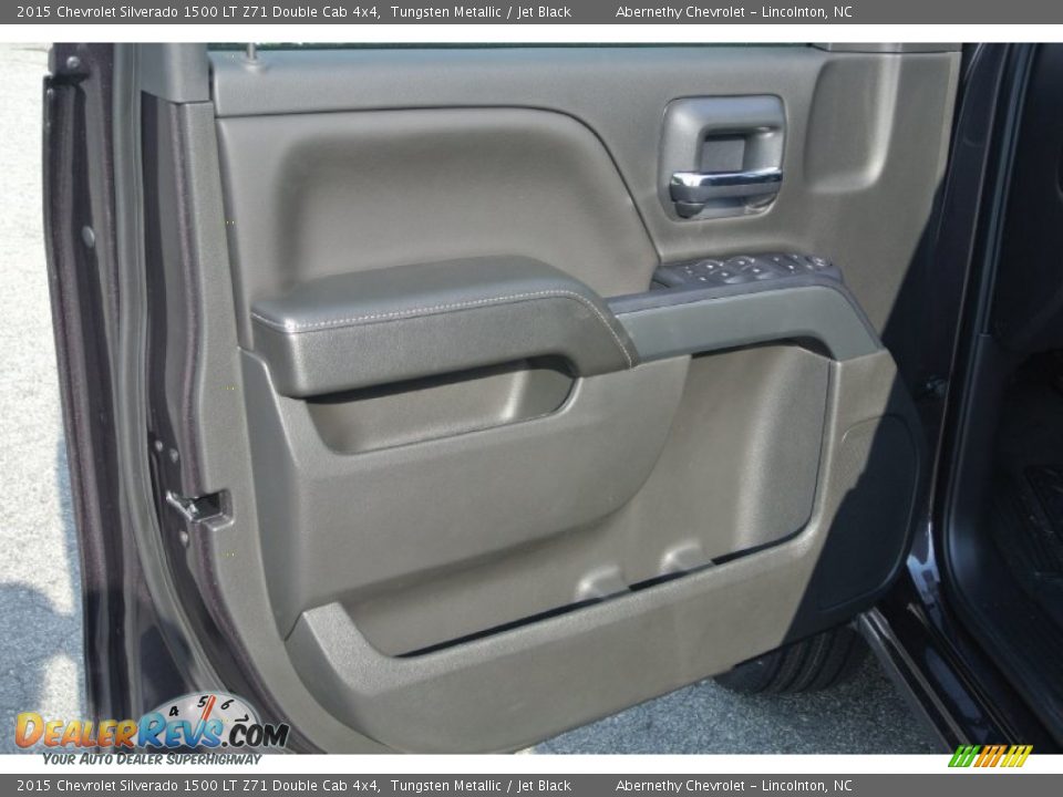 2015 Chevrolet Silverado 1500 LT Z71 Double Cab 4x4 Tungsten Metallic / Jet Black Photo #9