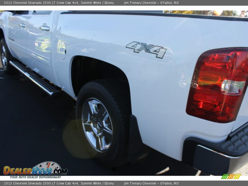 2013 Chevrolet Silverado 1500 LT Crew Cab 4x4 Summit White / Ebony Photo #4