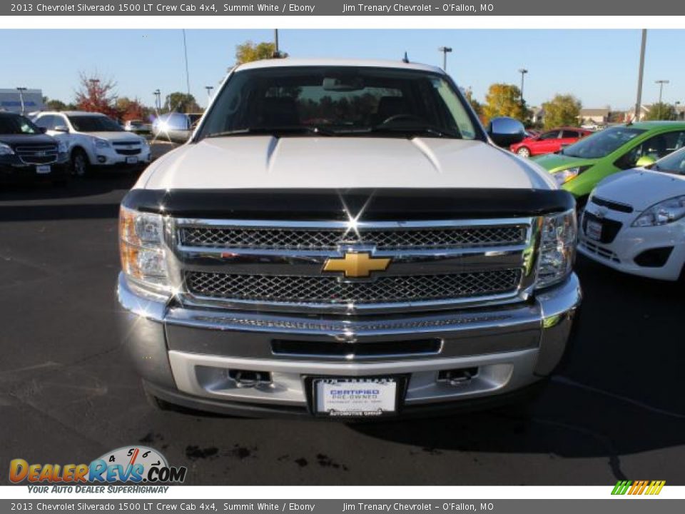 2013 Chevrolet Silverado 1500 LT Crew Cab 4x4 Summit White / Ebony Photo #8