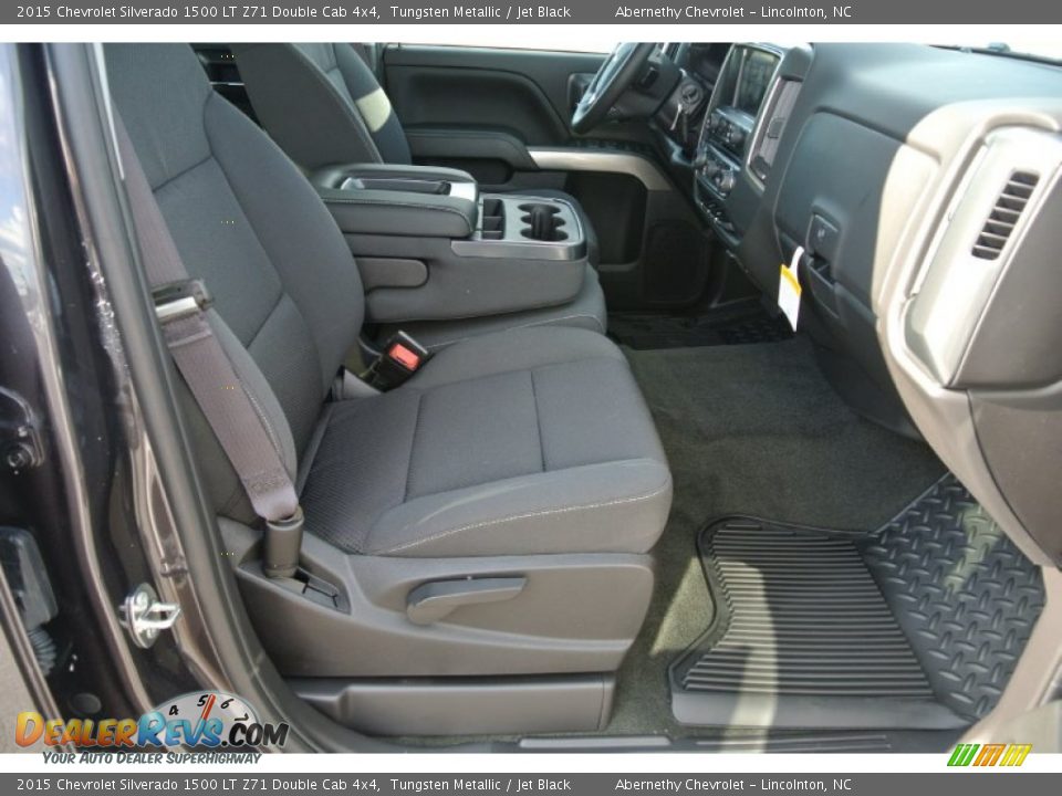 2015 Chevrolet Silverado 1500 LT Z71 Double Cab 4x4 Tungsten Metallic / Jet Black Photo #16