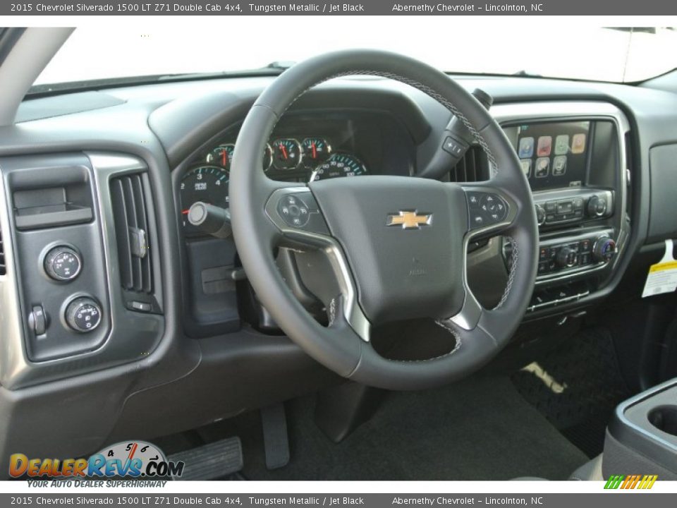 2015 Chevrolet Silverado 1500 LT Z71 Double Cab 4x4 Tungsten Metallic / Jet Black Photo #20