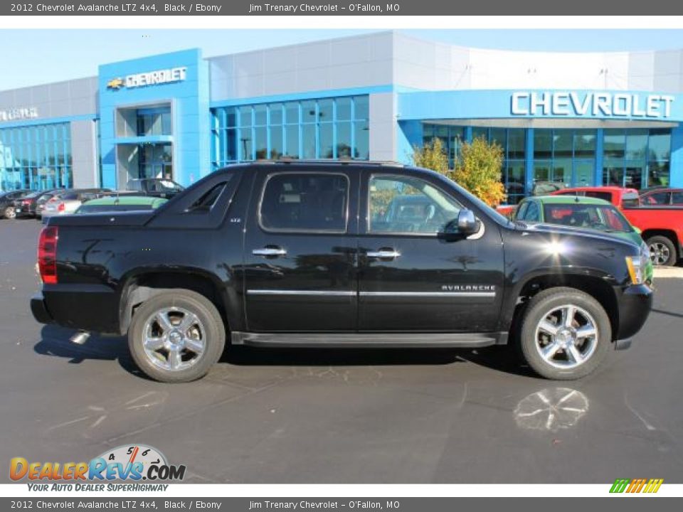 2012 Chevrolet Avalanche LTZ 4x4 Black / Ebony Photo #1