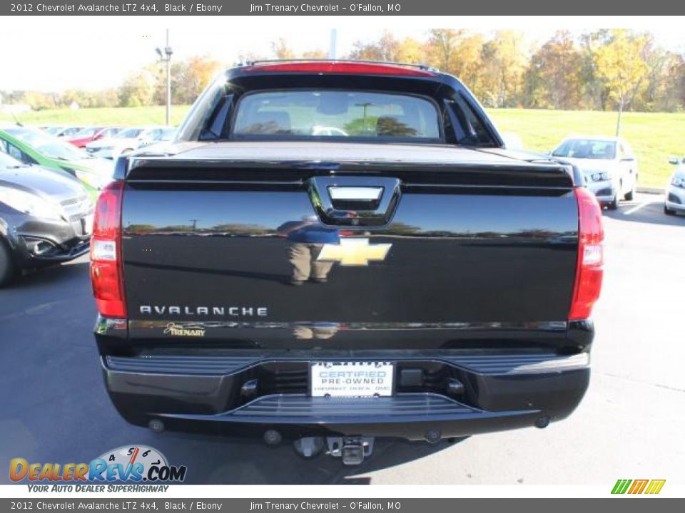 2012 Chevrolet Avalanche LTZ 4x4 Black / Ebony Photo #6
