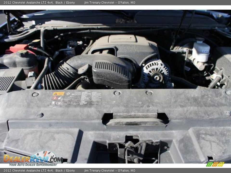 2012 Chevrolet Avalanche LTZ 4x4 Black / Ebony Photo #7