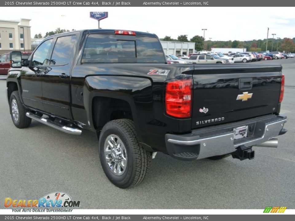 2015 Chevrolet Silverado 2500HD LT Crew Cab 4x4 Black / Jet Black Photo #4