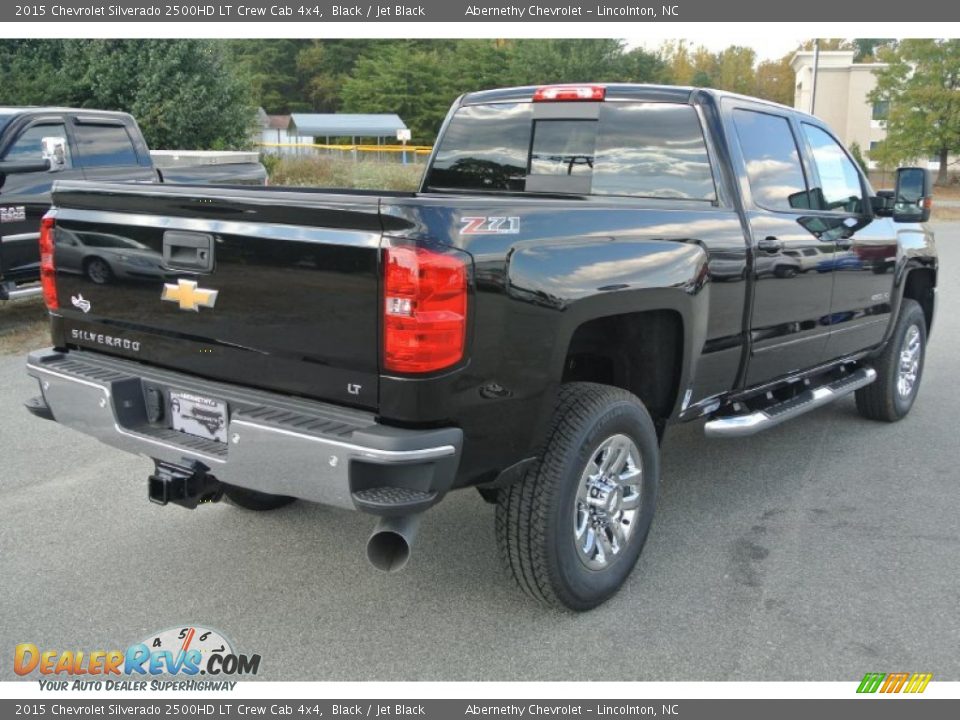 2015 Chevrolet Silverado 2500HD LT Crew Cab 4x4 Black / Jet Black Photo #5