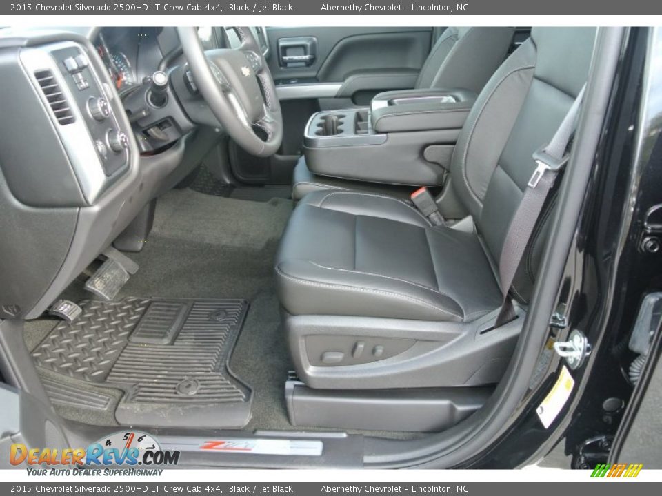 2015 Chevrolet Silverado 2500HD LT Crew Cab 4x4 Black / Jet Black Photo #8