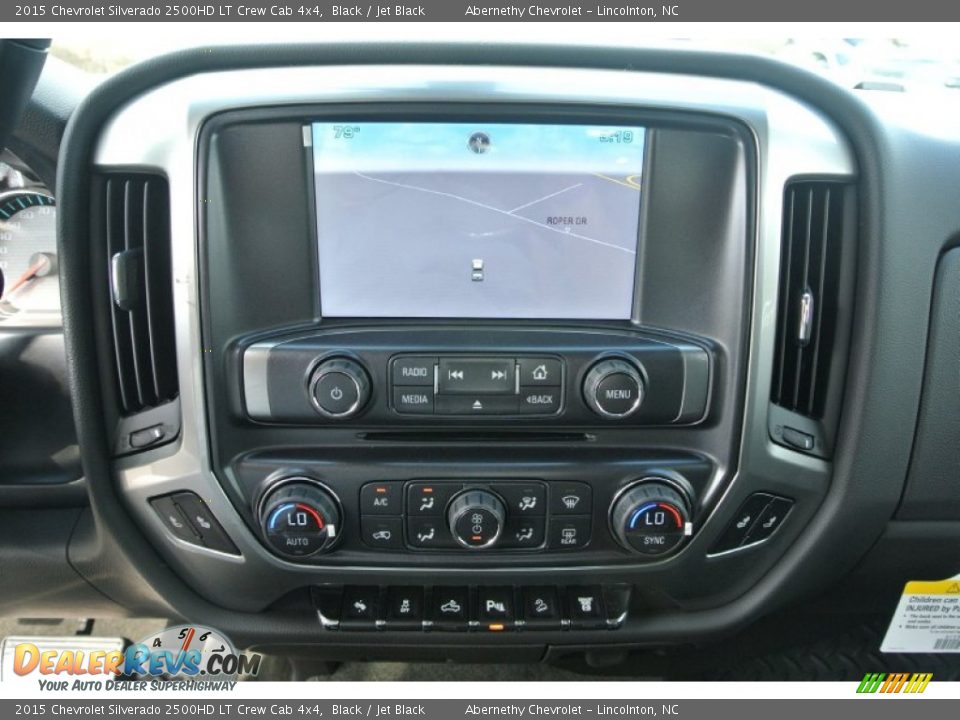 2015 Chevrolet Silverado 2500HD LT Crew Cab 4x4 Black / Jet Black Photo #11