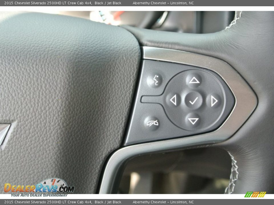 2015 Chevrolet Silverado 2500HD LT Crew Cab 4x4 Black / Jet Black Photo #13