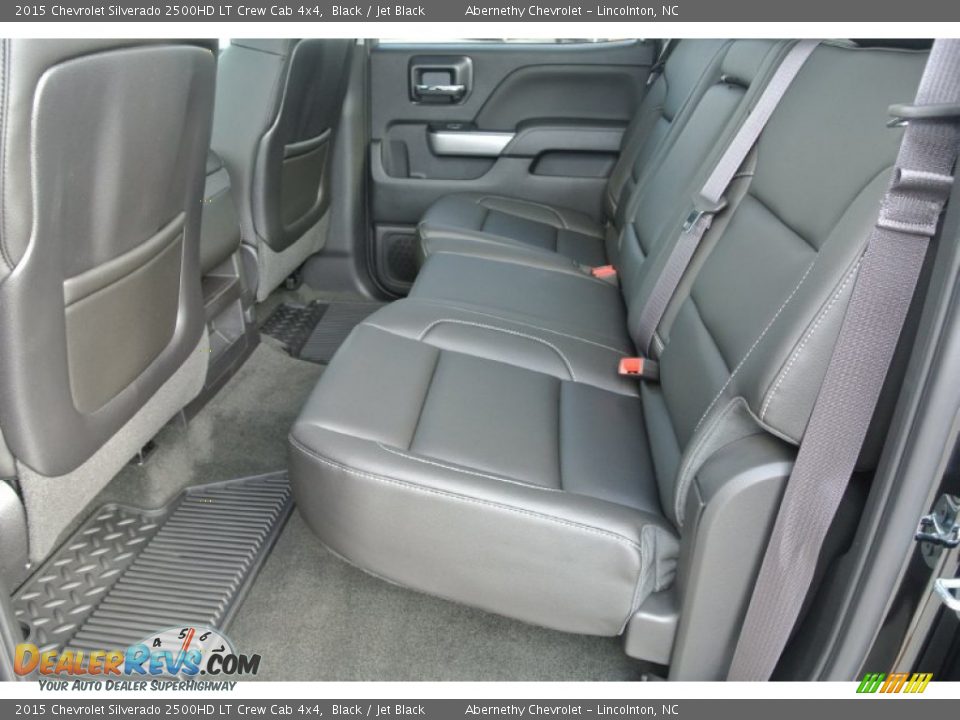 2015 Chevrolet Silverado 2500HD LT Crew Cab 4x4 Black / Jet Black Photo #15