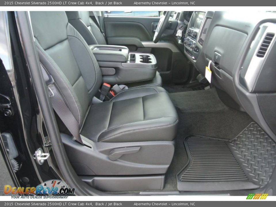 2015 Chevrolet Silverado 2500HD LT Crew Cab 4x4 Black / Jet Black Photo #17