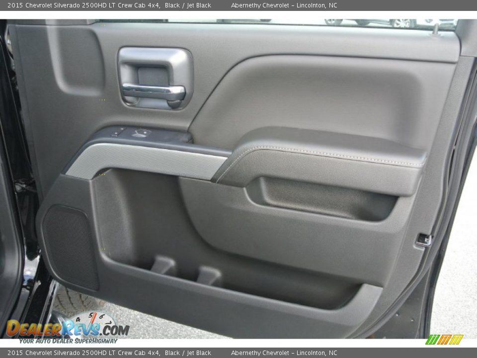 2015 Chevrolet Silverado 2500HD LT Crew Cab 4x4 Black / Jet Black Photo #18