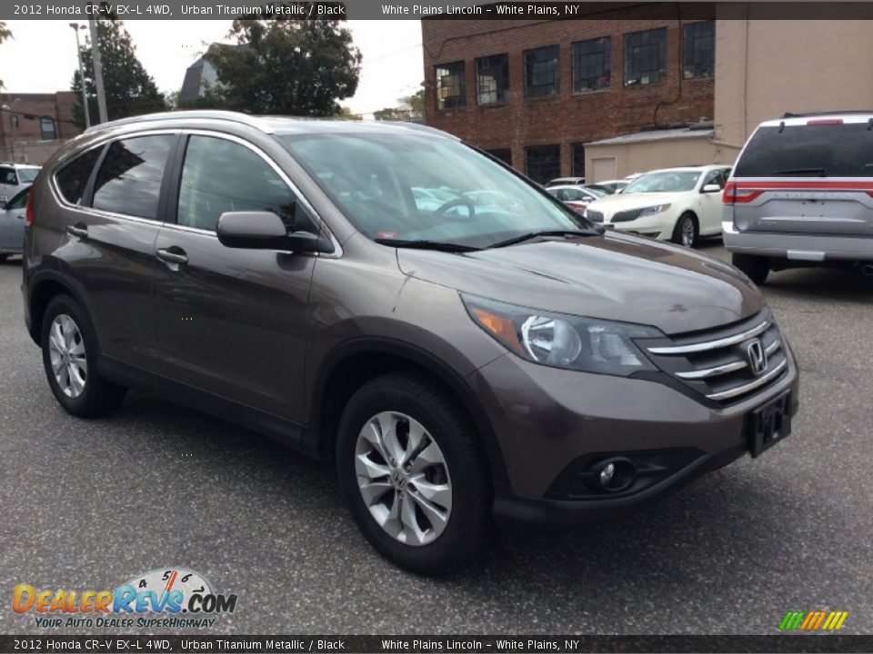 2012 Honda CR-V EX-L 4WD Urban Titanium Metallic / Black Photo #1