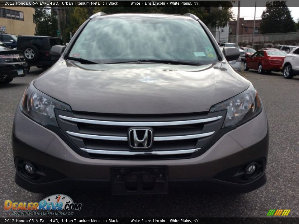 2012 Honda CR-V EX-L 4WD Urban Titanium Metallic / Black Photo #2