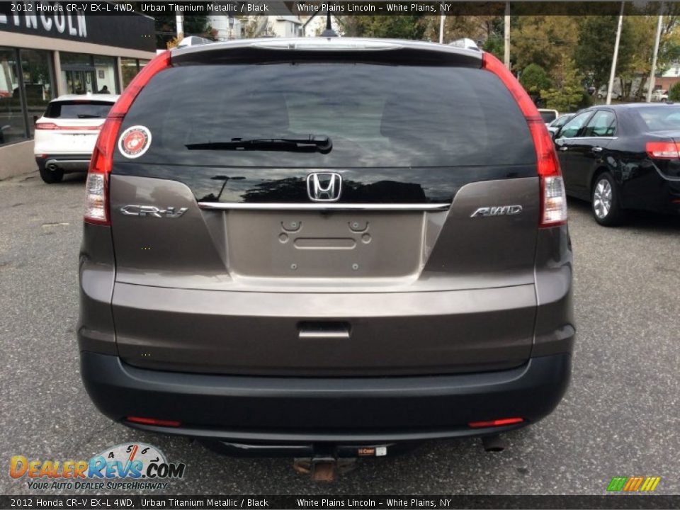 2012 Honda CR-V EX-L 4WD Urban Titanium Metallic / Black Photo #5
