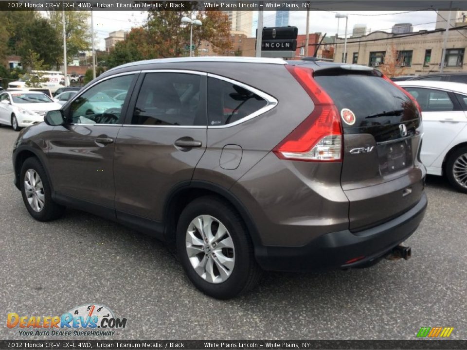 2012 Honda CR-V EX-L 4WD Urban Titanium Metallic / Black Photo #6