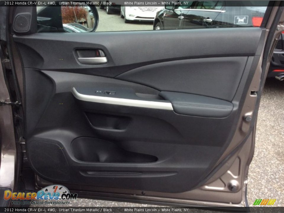 2012 Honda CR-V EX-L 4WD Urban Titanium Metallic / Black Photo #10