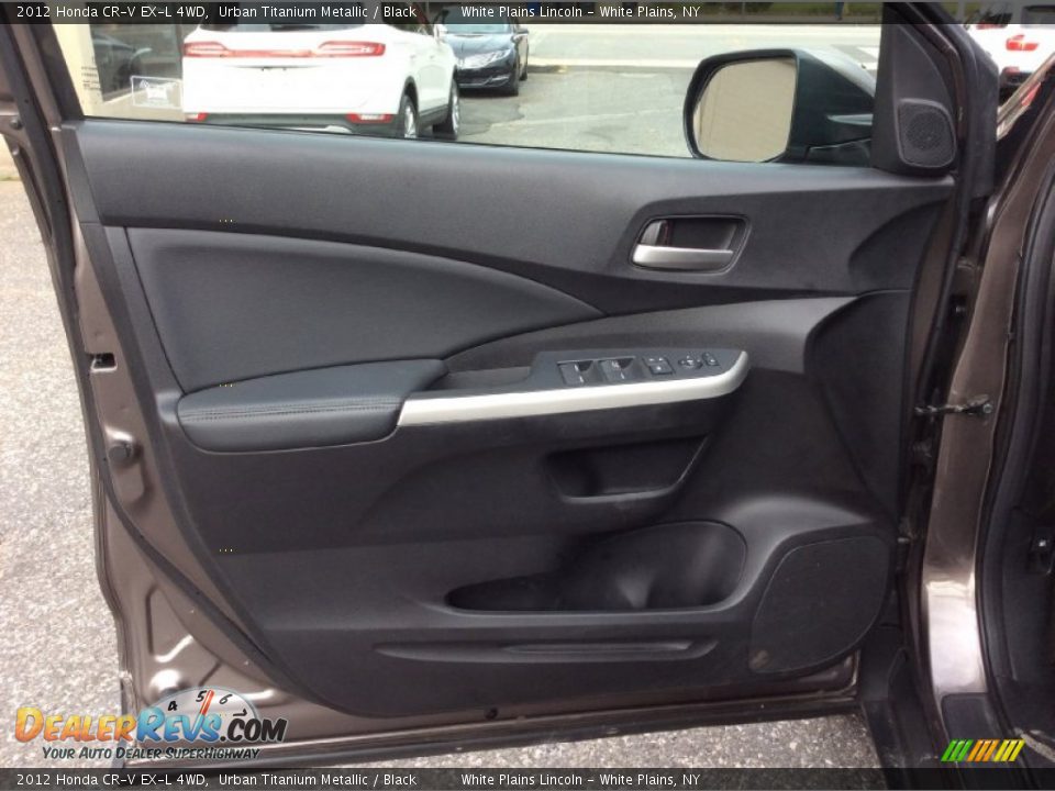 2012 Honda CR-V EX-L 4WD Urban Titanium Metallic / Black Photo #12