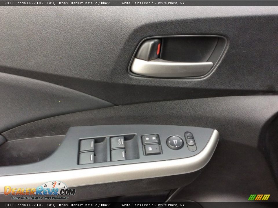 2012 Honda CR-V EX-L 4WD Urban Titanium Metallic / Black Photo #13