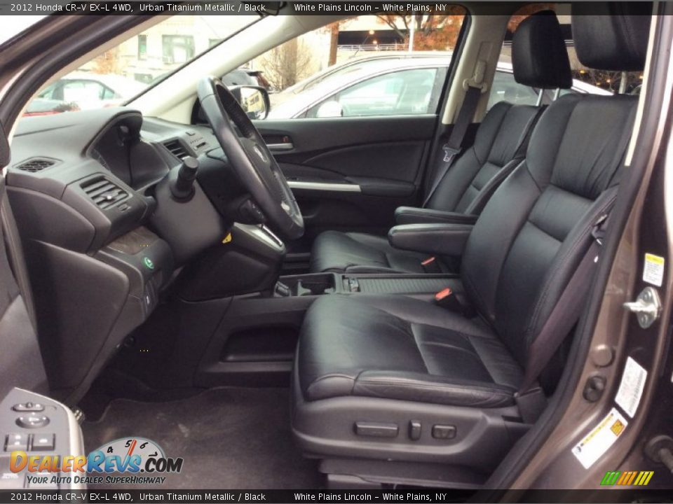 2012 Honda CR-V EX-L 4WD Urban Titanium Metallic / Black Photo #14