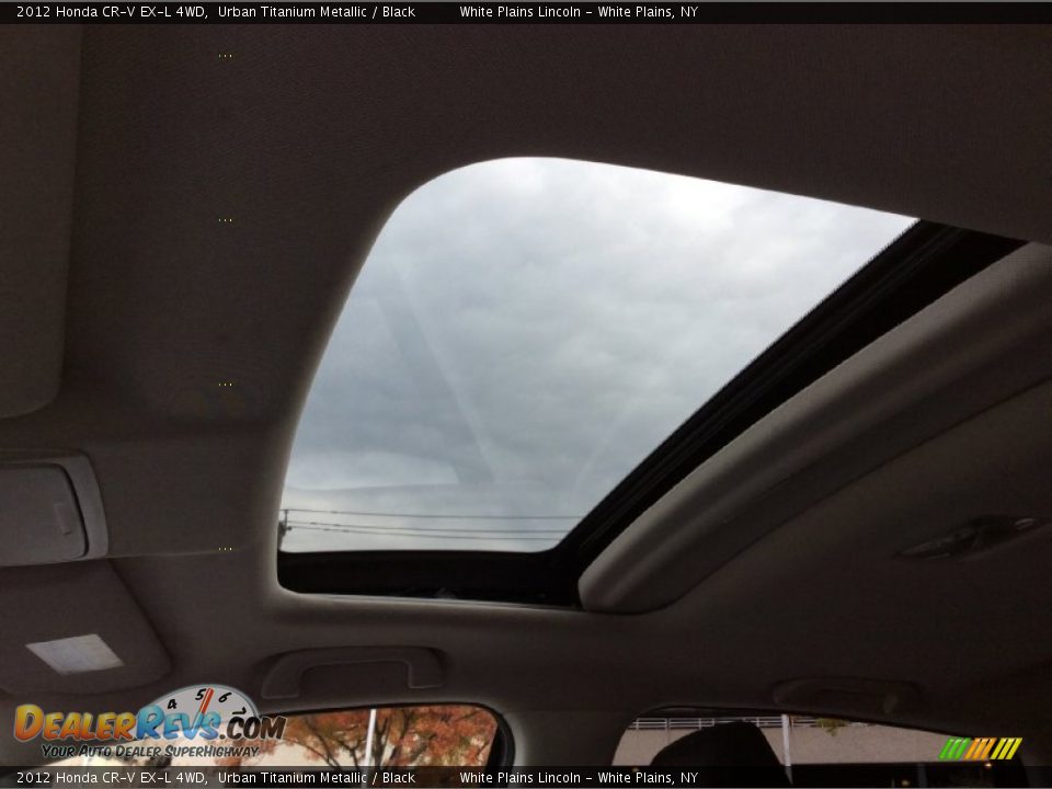 2012 Honda CR-V EX-L 4WD Urban Titanium Metallic / Black Photo #15