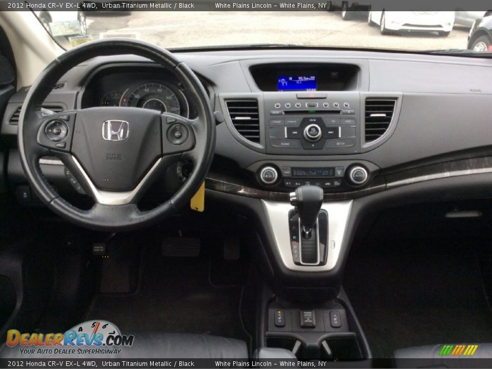 2012 Honda CR-V EX-L 4WD Urban Titanium Metallic / Black Photo #16