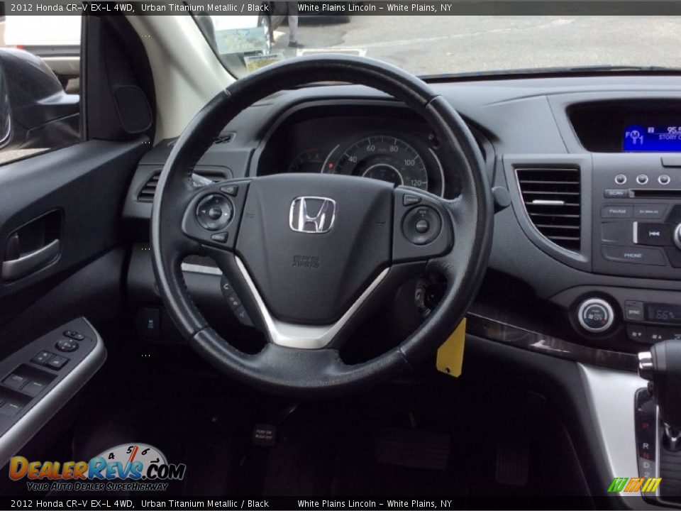 2012 Honda CR-V EX-L 4WD Urban Titanium Metallic / Black Photo #17