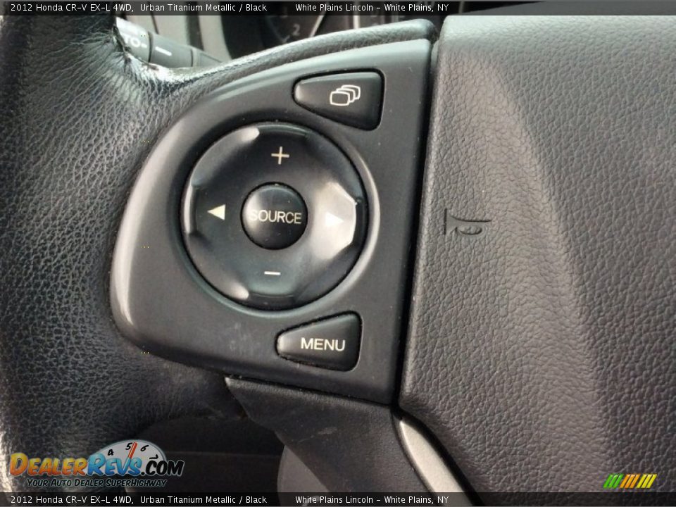 2012 Honda CR-V EX-L 4WD Urban Titanium Metallic / Black Photo #18