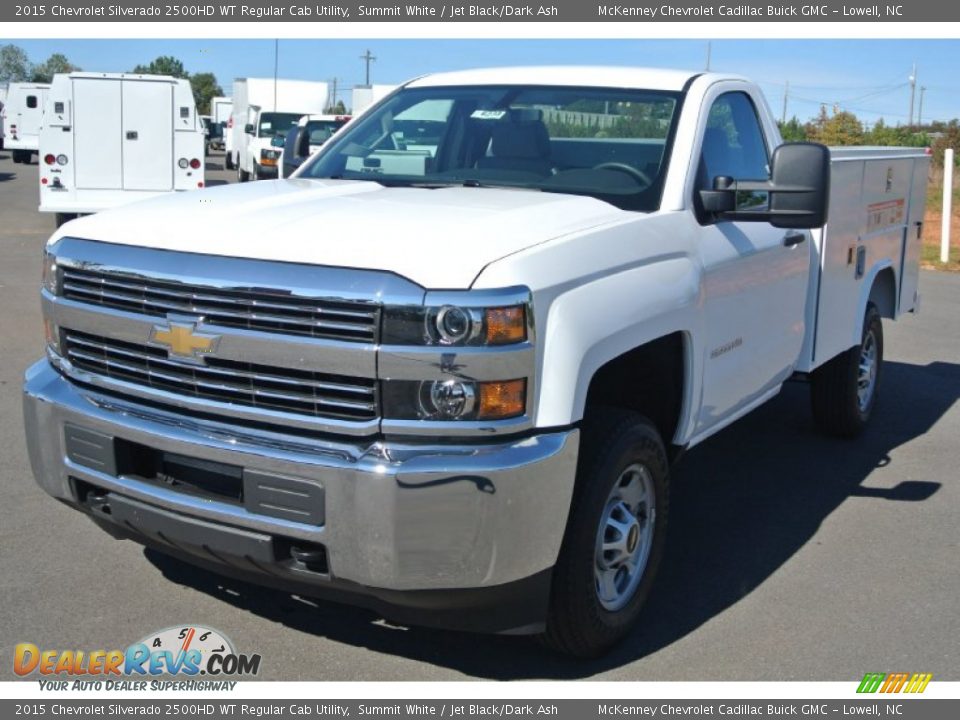 2015 Chevrolet Silverado 2500HD WT Regular Cab Utility Summit White / Jet Black/Dark Ash Photo #2