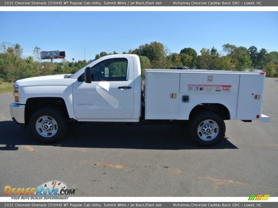 2015 Chevrolet Silverado 2500HD WT Regular Cab Utility Summit White / Jet Black/Dark Ash Photo #3