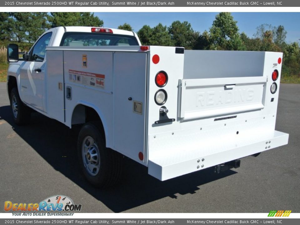 2015 Chevrolet Silverado 2500HD WT Regular Cab Utility Summit White / Jet Black/Dark Ash Photo #4