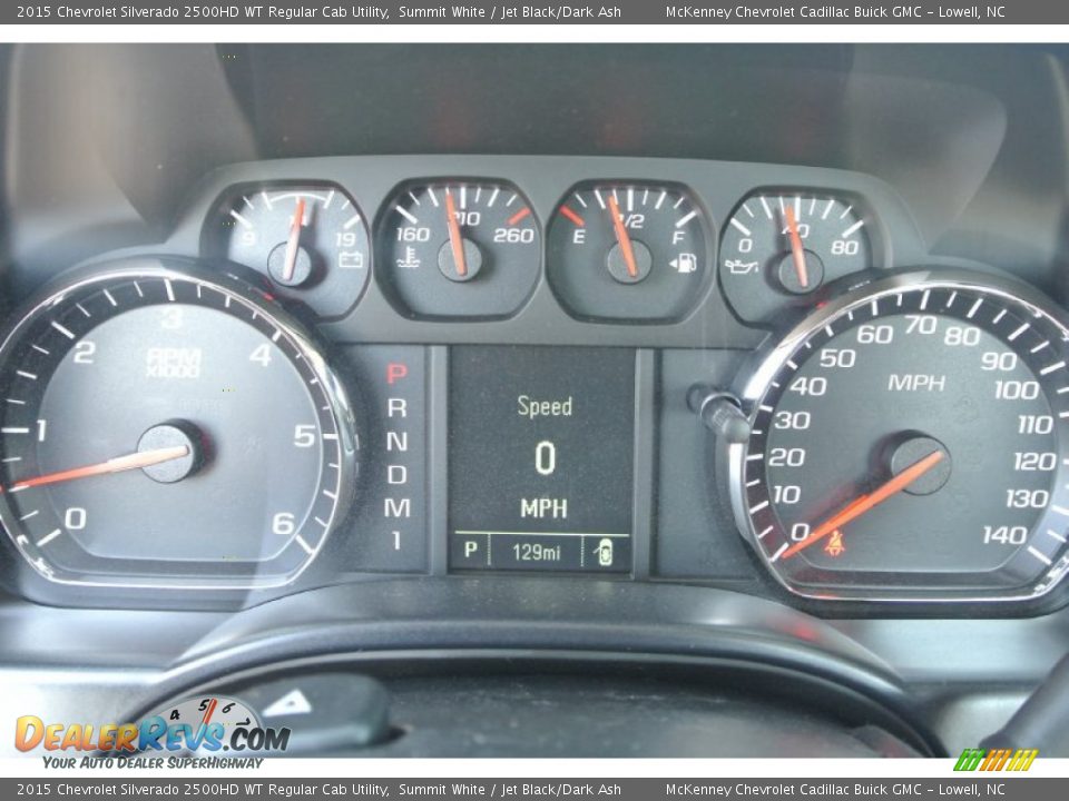 2015 Chevrolet Silverado 2500HD WT Regular Cab Utility Gauges Photo #14