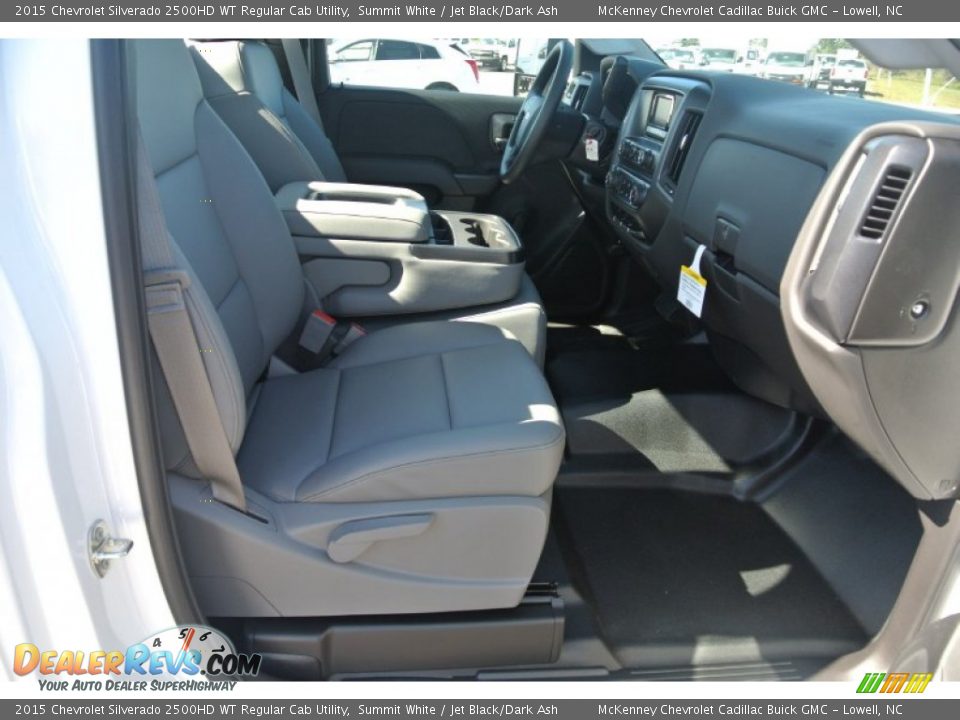 Jet Black/Dark Ash Interior - 2015 Chevrolet Silverado 2500HD WT Regular Cab Utility Photo #16