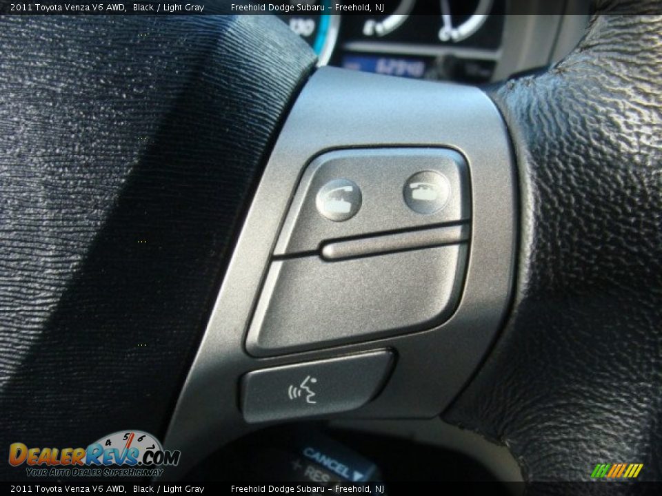 2011 Toyota Venza V6 AWD Black / Light Gray Photo #20