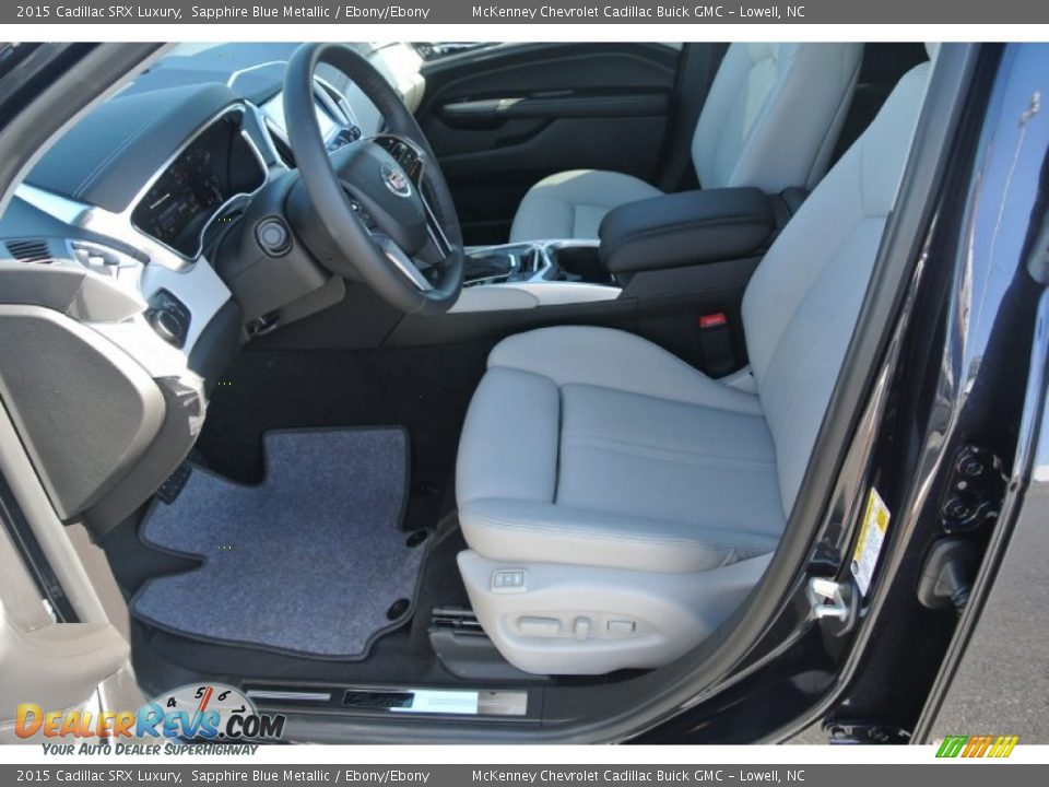 2015 Cadillac SRX Luxury Sapphire Blue Metallic / Ebony/Ebony Photo #8