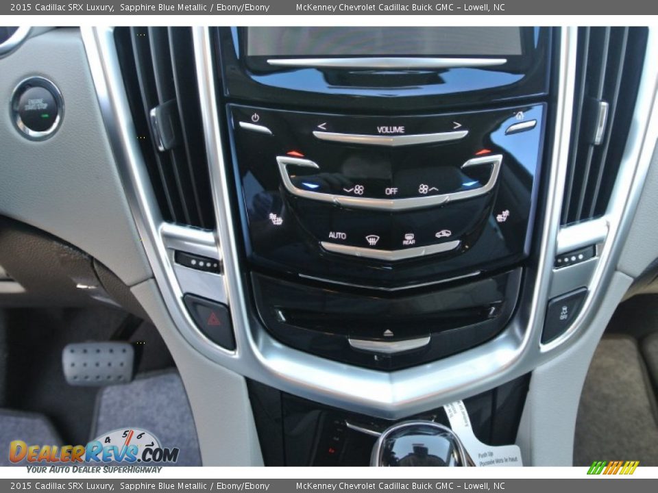 2015 Cadillac SRX Luxury Sapphire Blue Metallic / Ebony/Ebony Photo #12