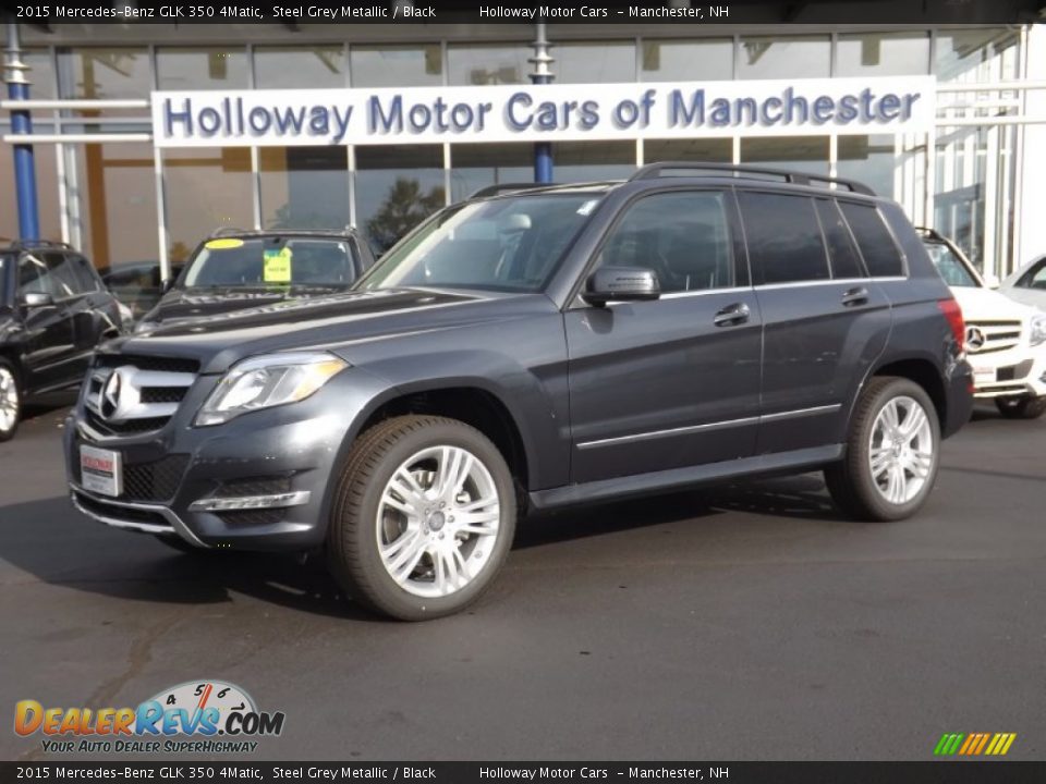 2015 Mercedes-Benz GLK 350 4Matic Steel Grey Metallic / Black Photo #1