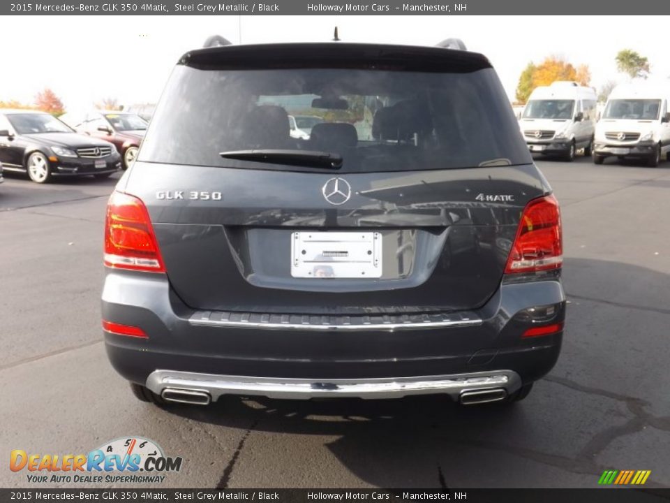 2015 Mercedes-Benz GLK 350 4Matic Steel Grey Metallic / Black Photo #4