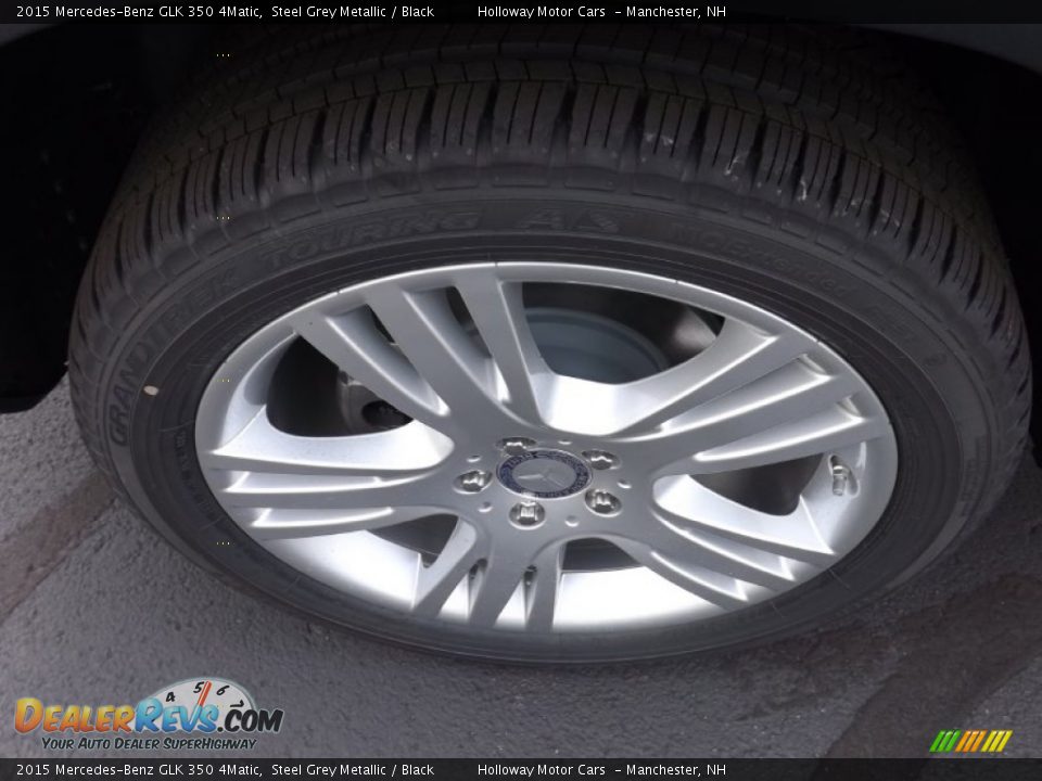 2015 Mercedes-Benz GLK 350 4Matic Steel Grey Metallic / Black Photo #5