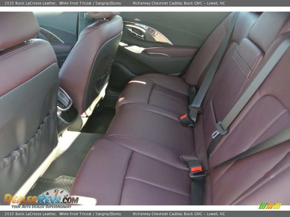 Rear Seat of 2015 Buick LaCrosse Leather Photo #18