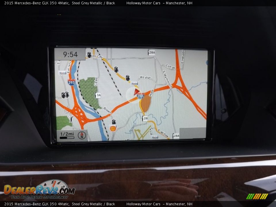 2015 Mercedes-Benz GLK 350 4Matic Steel Grey Metallic / Black Photo #14